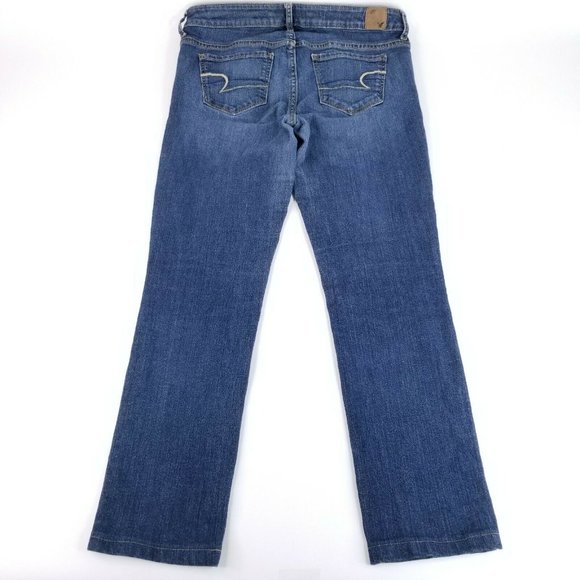 American Eagle Skinny Stretch Womens Size 10 Cropped (30x26) Medium Wash Jeans - Picture 9 of 11